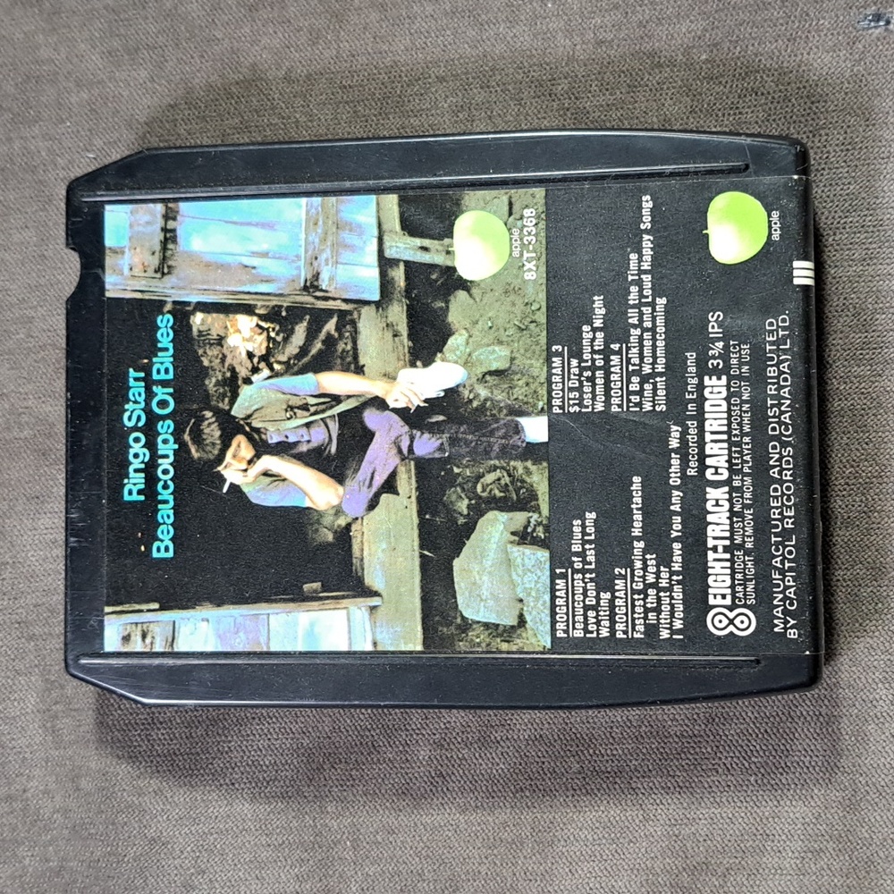 Vintage Ringo Starr Beaucoups of Blues Eight Track Cartridge VG *Untested